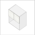 Wall cabinet 600mm (microwave)